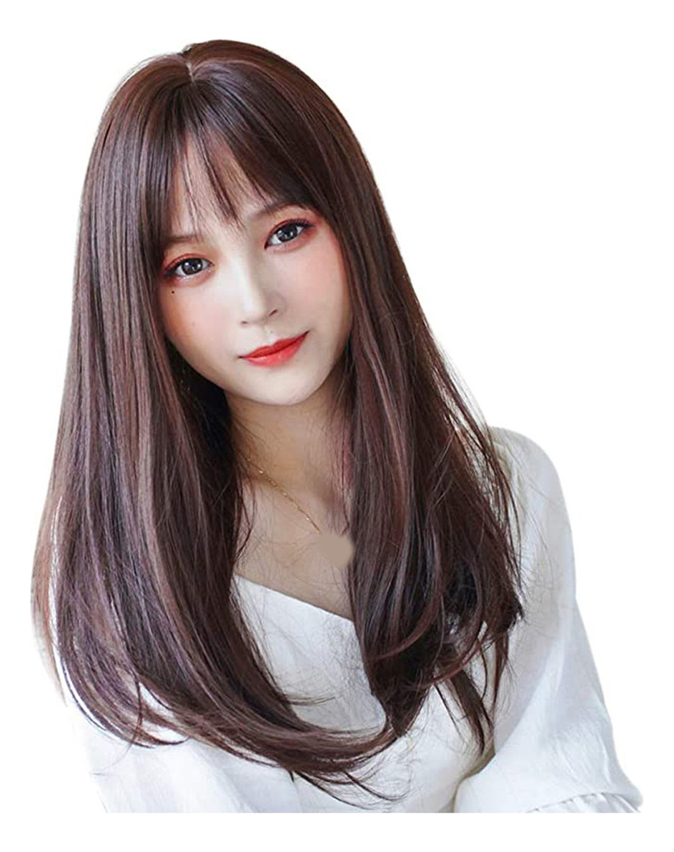 Peruca Cabelo Curto Natural Feminino, Rosto Redondo, Liso Lo - Imagem 5