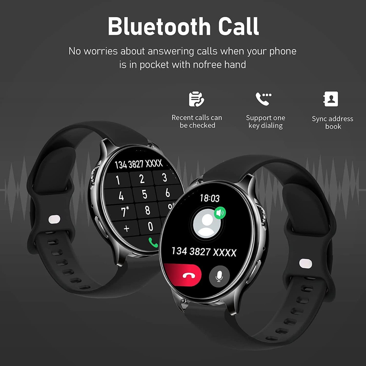 Resposta Do Smartwatch Faça Chamadas Para Android E - Imagem 2