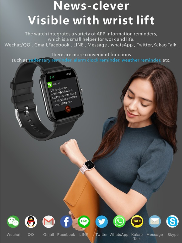 Q9 Smartwatch Masculino Feminino Relógio Esportivo - Imagem 8