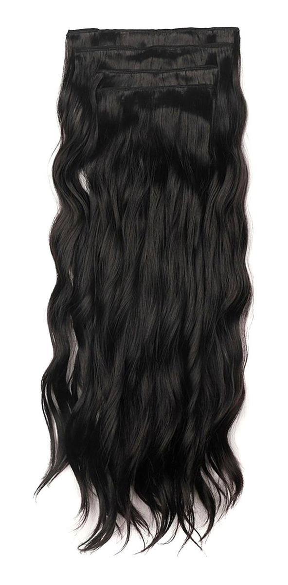 Peruca Feminina, Cabelo Comprido Encaracolado, Ondulado De Á - Imagem 5