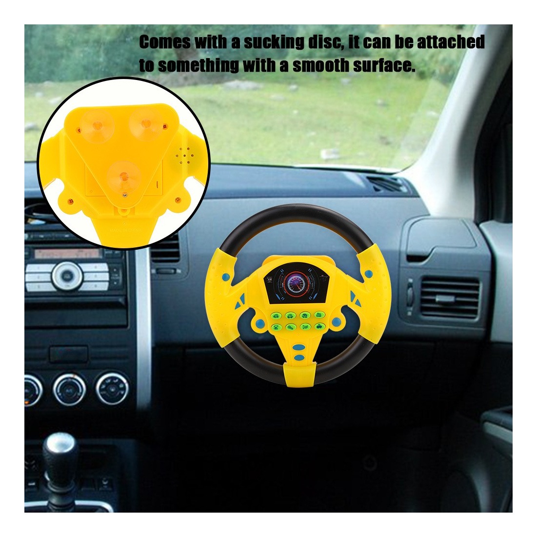 Baby Educational Copilot Volante Música Crianças - Imagem 8