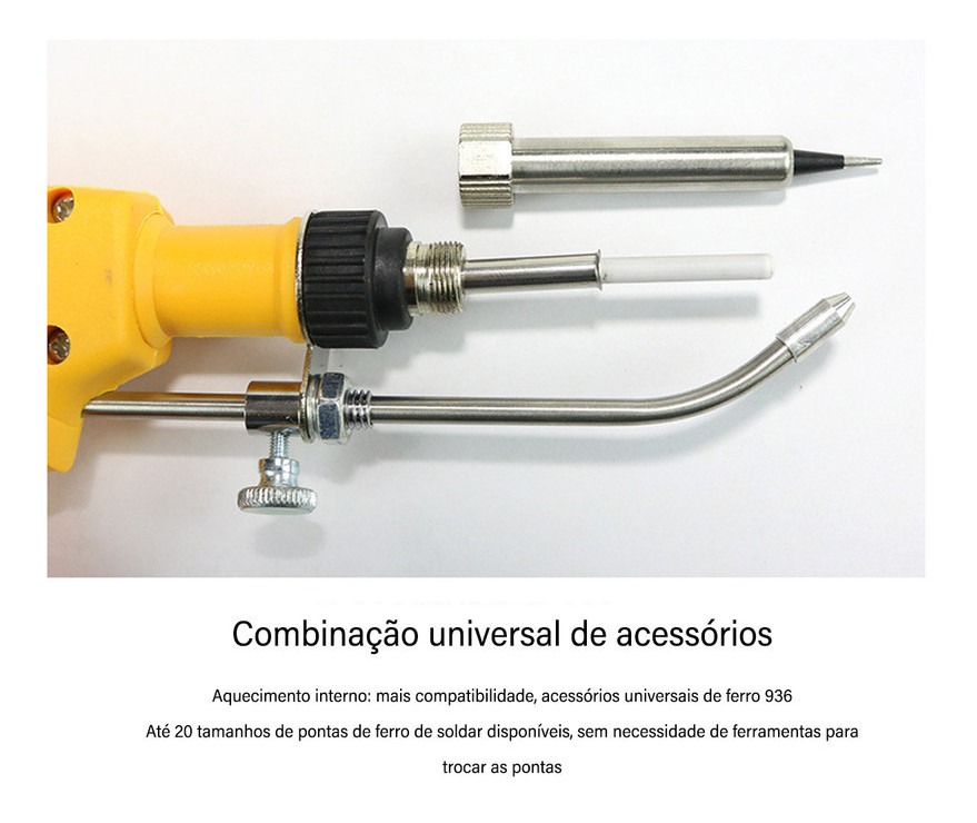 Pistola De Solda Automática De Estanho 60w 220v - Imagem 8
