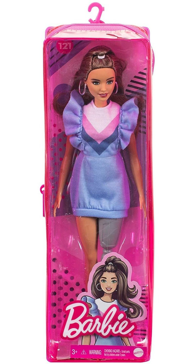 Barbie Fashionistas Boneca 121 Com Cabelos Longos Morenos - Imagem 7