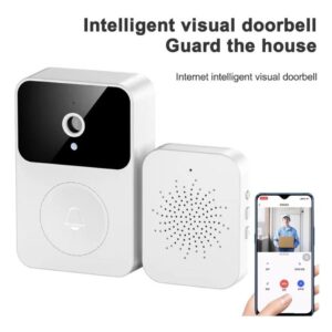 Campainha Vídeo Porteiro Monitoramento Remoto Sem Fio Wifi