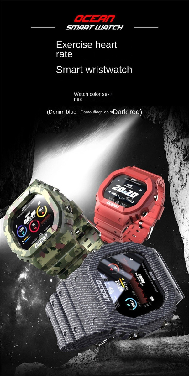 Lokmat Ocean Novo Smartwatch Ip68 Impermeável - Imagem 5