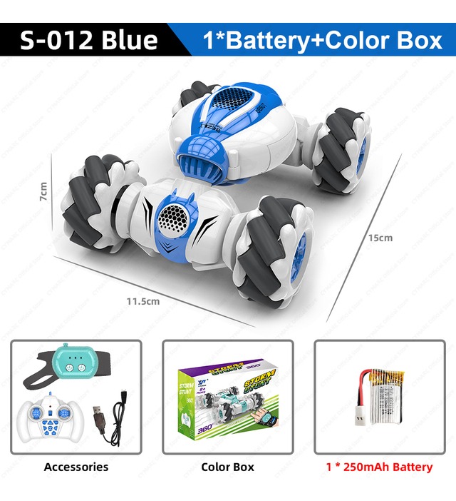 Controle Car Toy 2.4g Gesto Indução Deformação Remoto - Imagem 10