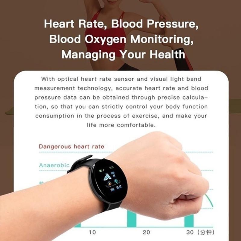 Smartwatch Usb Recarregável Para Ios Android Tele - Imagem 2