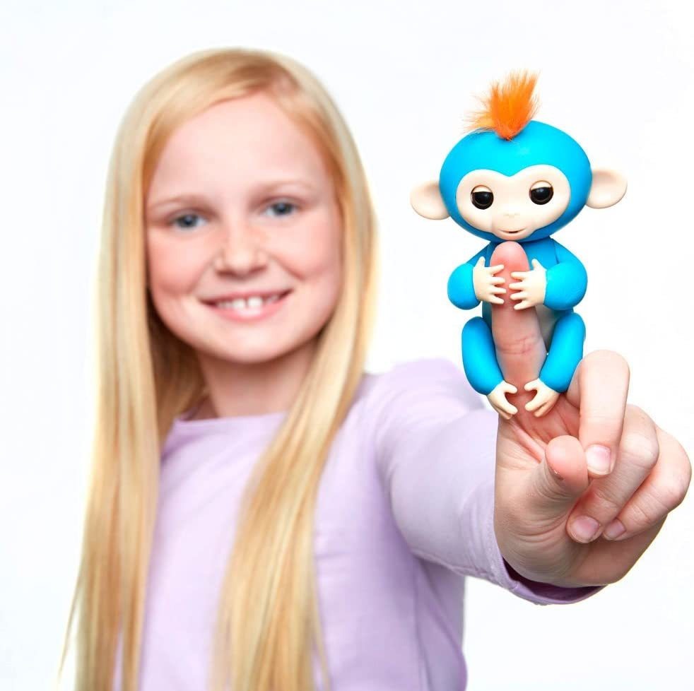 Macaco Bebê Interativo Fingerlings Boris Blue - Imagem 5