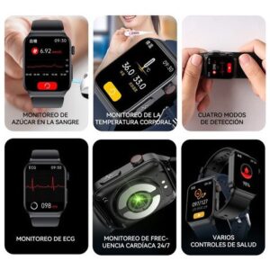 Smartwatch De Glicose No Sangue De Frequência Cardí