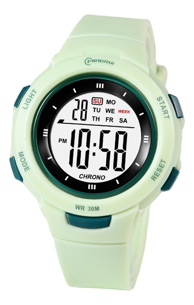 Meninos Girls Digital Watch Electro Impermeável Ao Ar Livre - Imagem 38