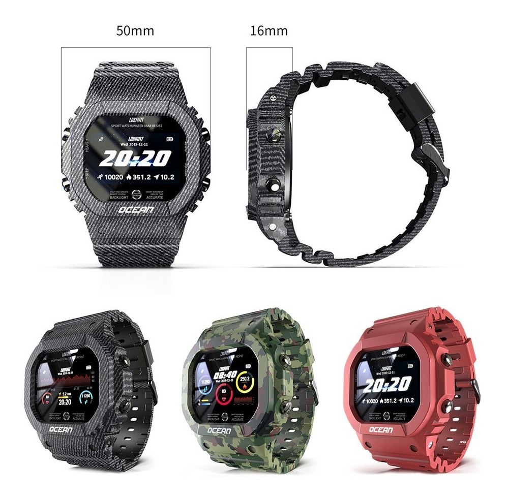 Smart Watch Ocean Pro Iwo Notificação De Rede Social - Imagem 3