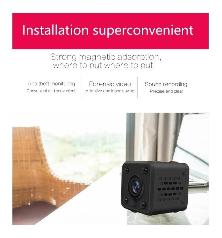 Hd Wifi Remote Home Monitor Câmeras De Segurança Infravermel - Imagem 4