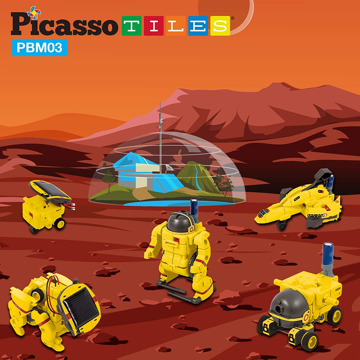 Robô Espacial Educativo Movido A Energia Solar Picassotiles - Imagem 9