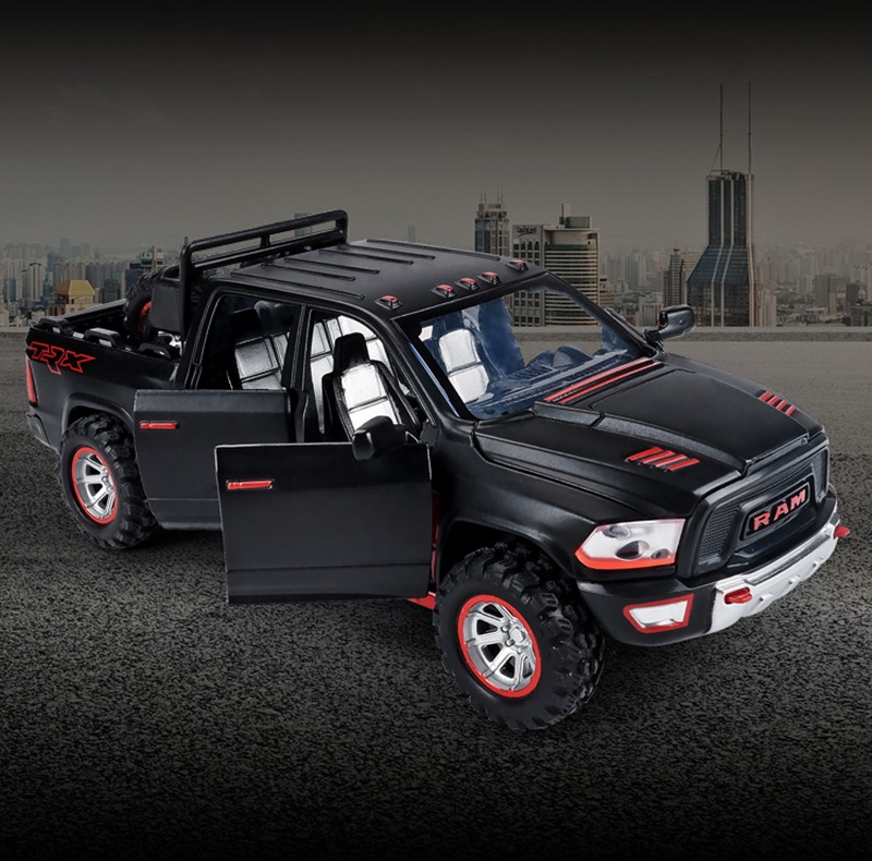 Modelos De Carros De Liga Leve Dodge Ram Trx 1:32 - Imagem 3
