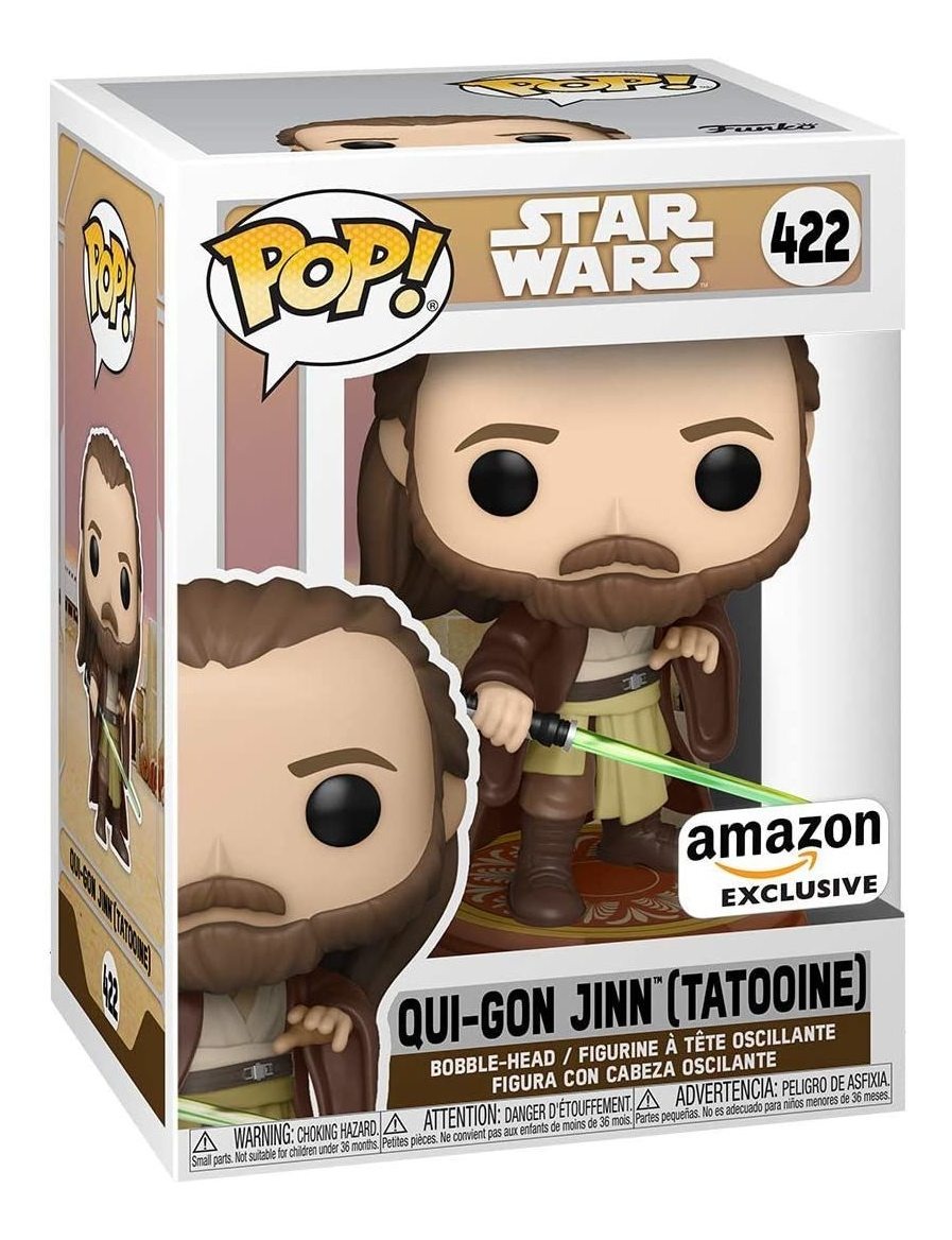 Funko Pop Star Wars Em Toda A Galáxia Quigon Jinn
