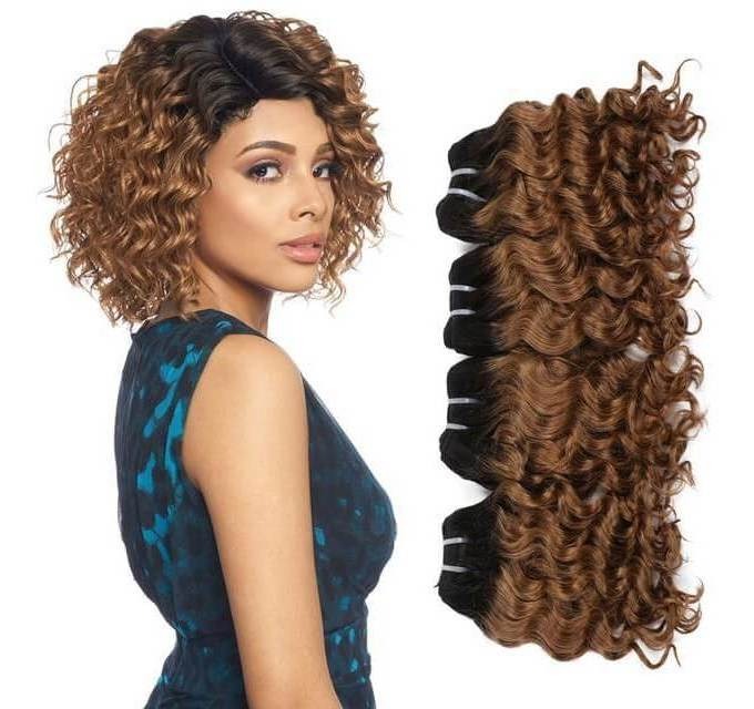 Peruca Cabelo Humano Brasileiro Com Onda Corporal 35cm 50g - Imagem 3