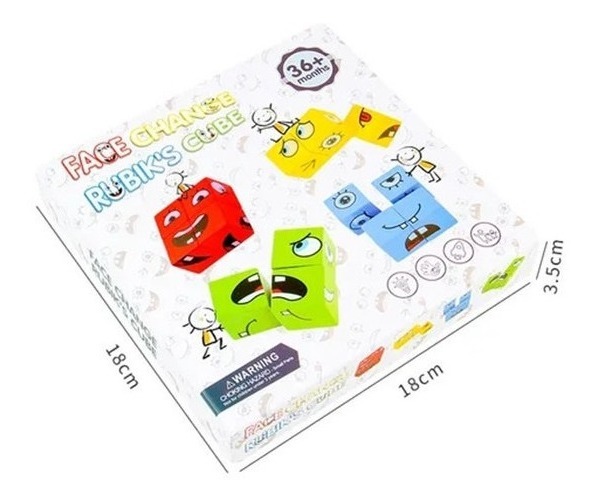 Blocos De Construção De Emoji De Madeira Brinquedo De Jogo D - Imagem 3
