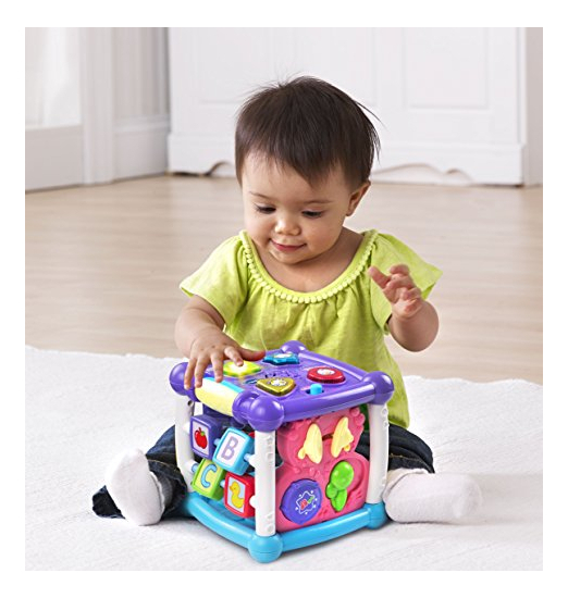 Cubo De Atividades De Aprendizes Ocupados Da Vtech, Roxo - Imagem 7