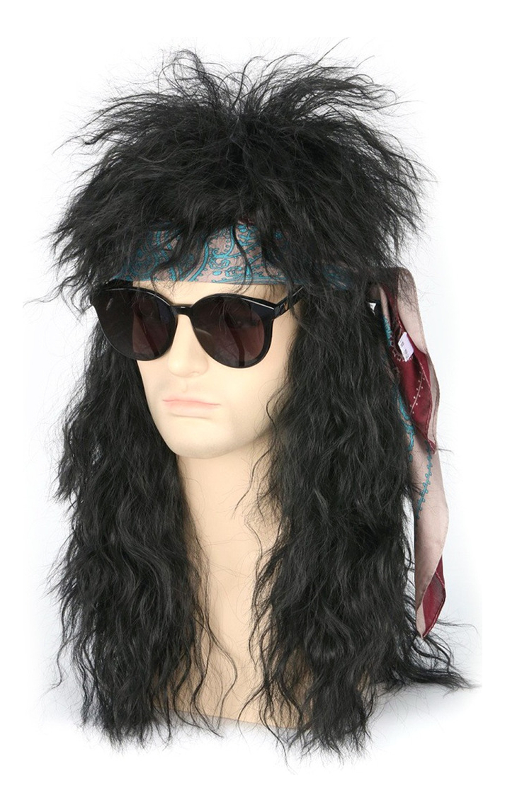 Fantasia De Halloween Masculina Salm Cosplay Curly Peruca Lo - Imagem 4