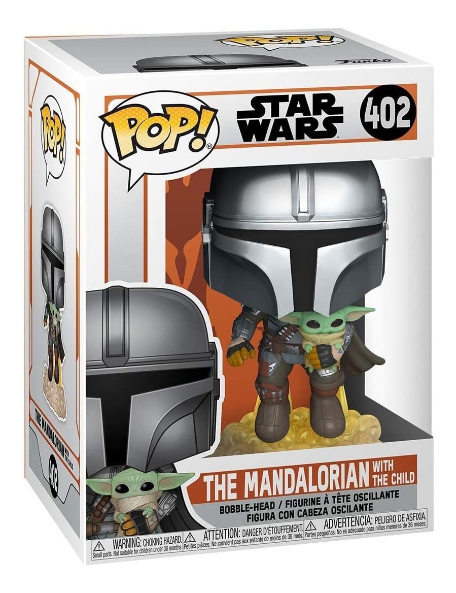 Funko Pop Star Wars O Mandaloriano Mandaloriano Voando - Imagem 2