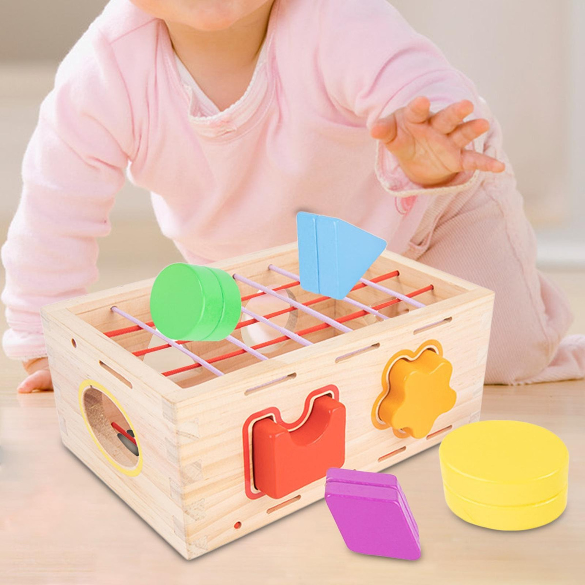 Caixa Sensorial Montessori Cor Cognição Sensorial - Imagem 3