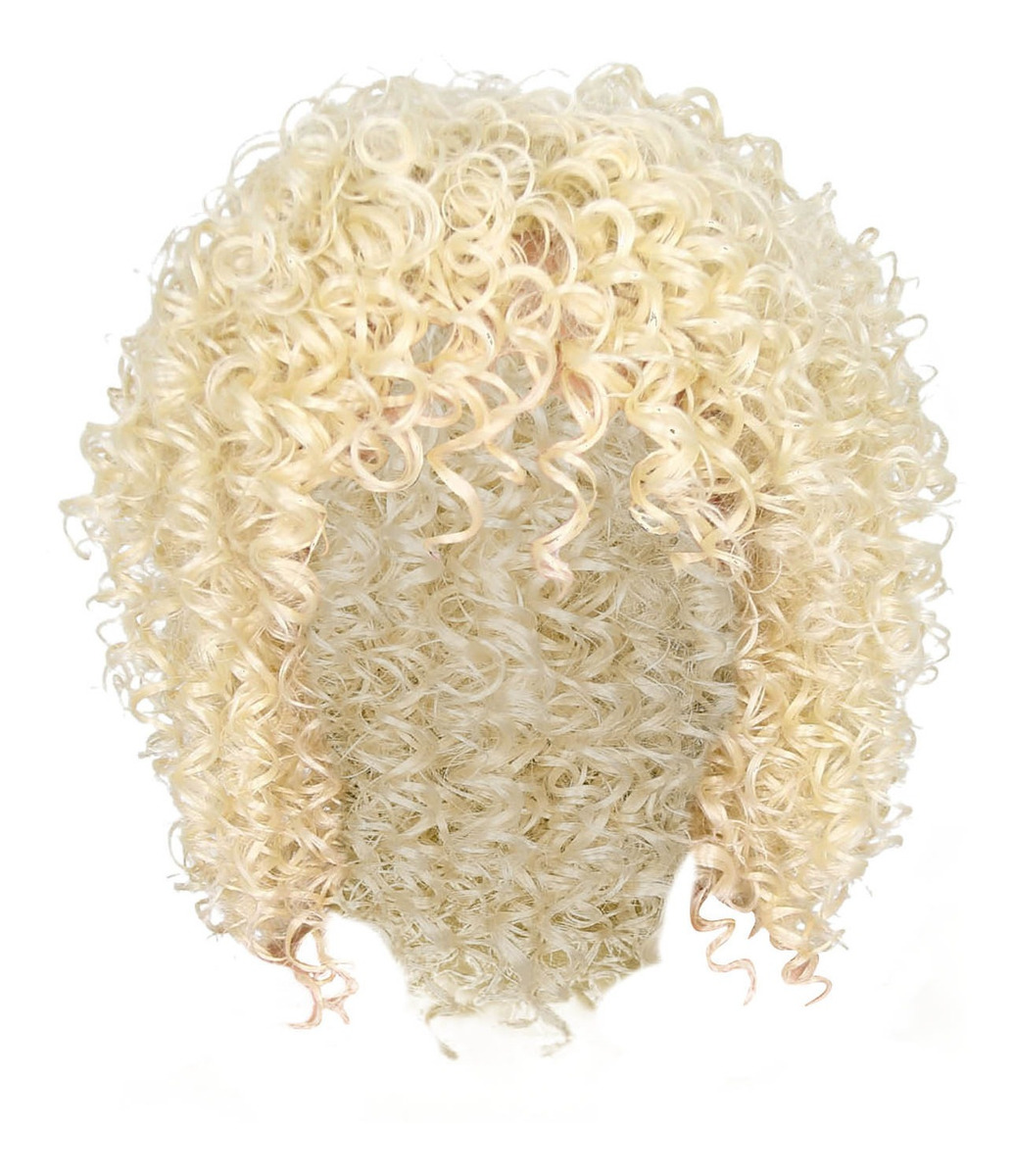 Peruca Pequena, Cacheada, Capa De Cabelo Curto, Peruca De Se