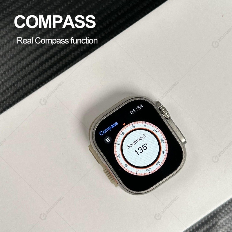 Relógio Inteligente Hello Watch 2 Ultra Série 8 Nfc Compass - Imagem 3