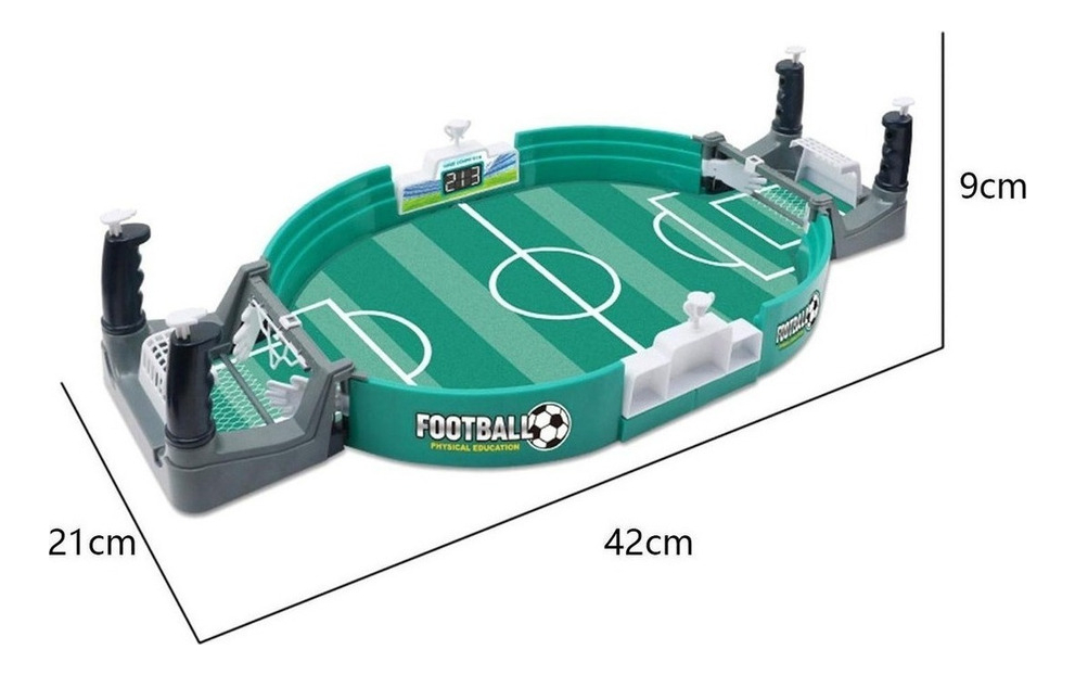 Conjunto De Brinquedos Grande Para Jogos De Tabuleiro De Fut - Imagem 4