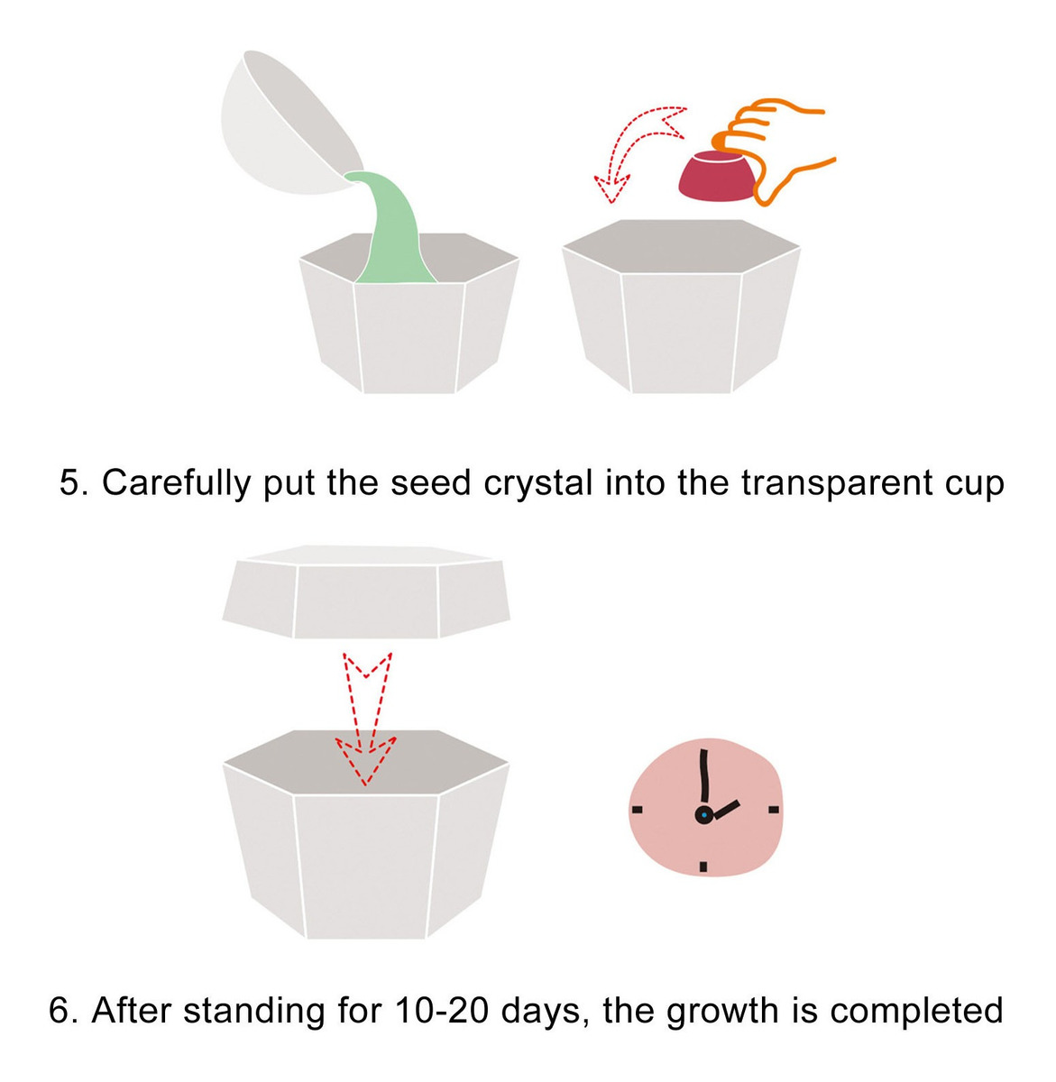 F Crystal Growing Science Experimental Kit 2 Colorido Cr Bo3 - Imagem 9