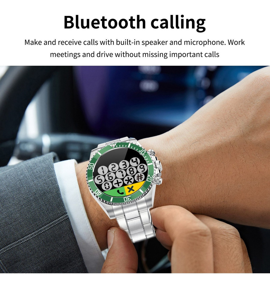 Smartwatch Bluetooth Lokmat Aw12 Inoxidável - Imagem 6