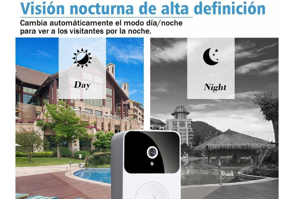 Câmera De Campainha De Vídeo Sem Fio Visual Smart Security - Imagem 4