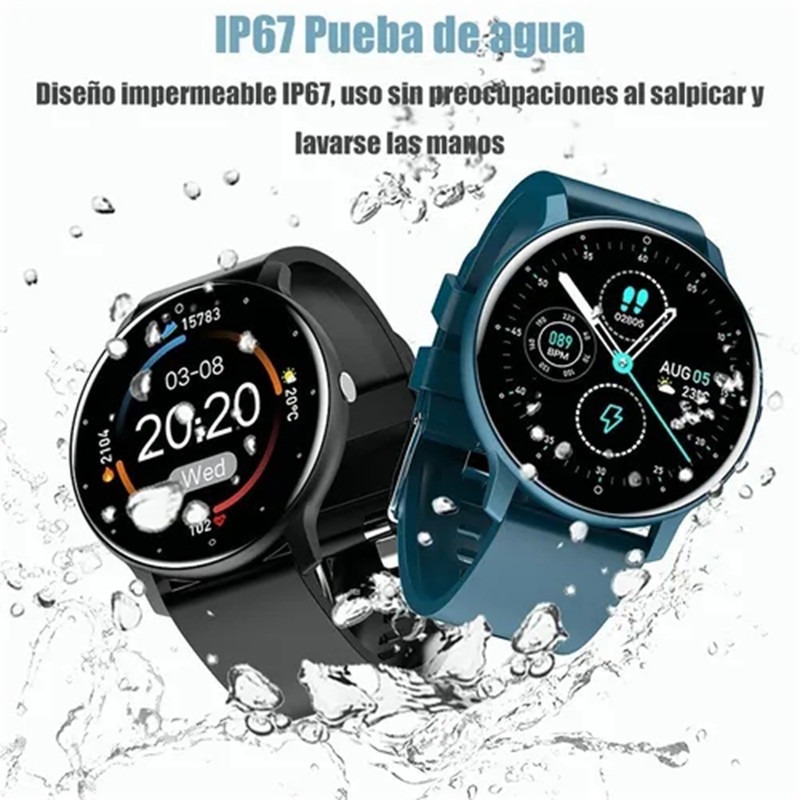 Para Xiaomi Huawei iPhone Zl02 Smartwatch À Prova D - Imagem 2