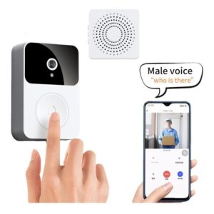 Câmera De Campainha Video Sem Fio Wifi, Visão Noturna De Cam