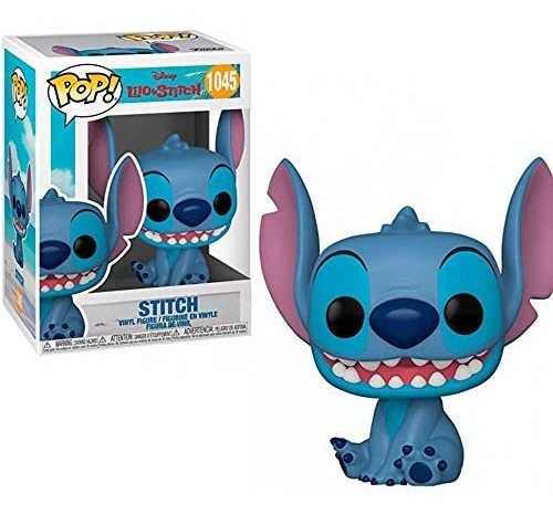 Funko Pop! Disney: Lilo & Stitch - Ponto Sentado Sorridente - Imagem 4