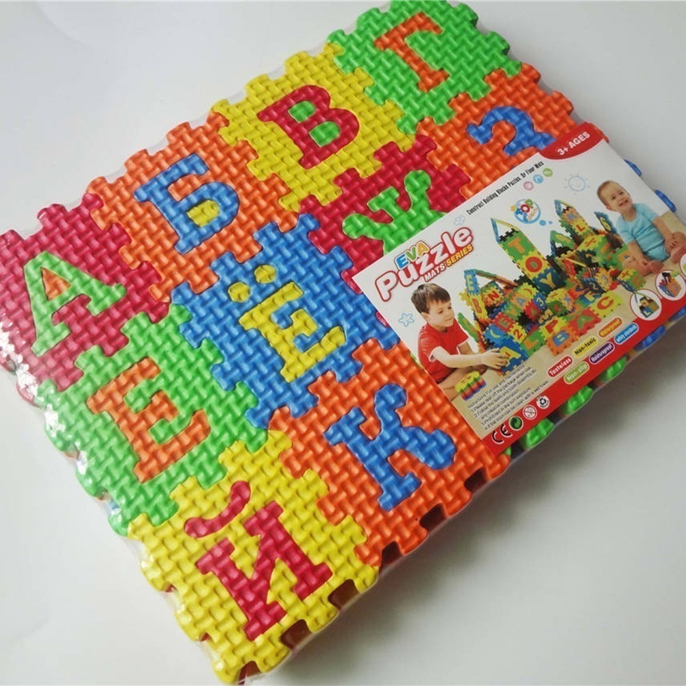 Lazhu 36 Unidades/conjunto Alfabeto Russo Jigsaw Learning Ma - Imagem 4