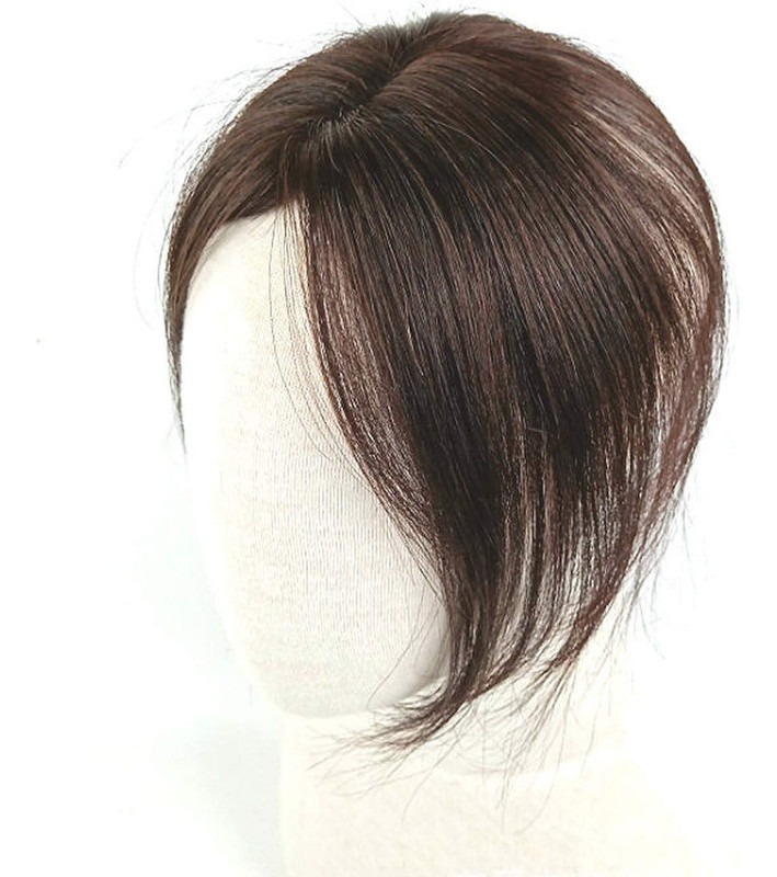 Franja Cabelo Humano Topper 28cm - Imagem 2