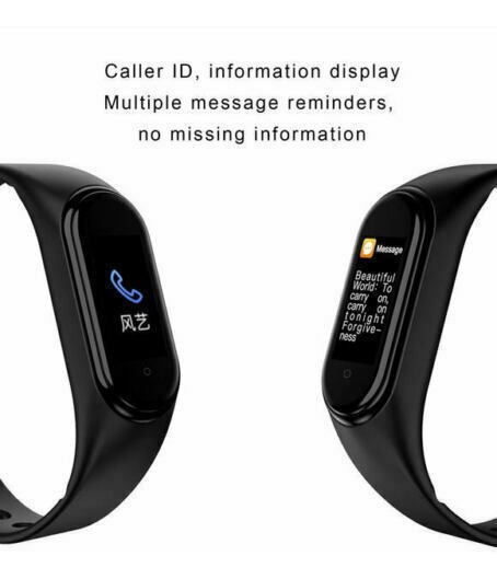 M4 Smart Watch Monitor De Pressão Arterial De Frequência Car - Imagem 7