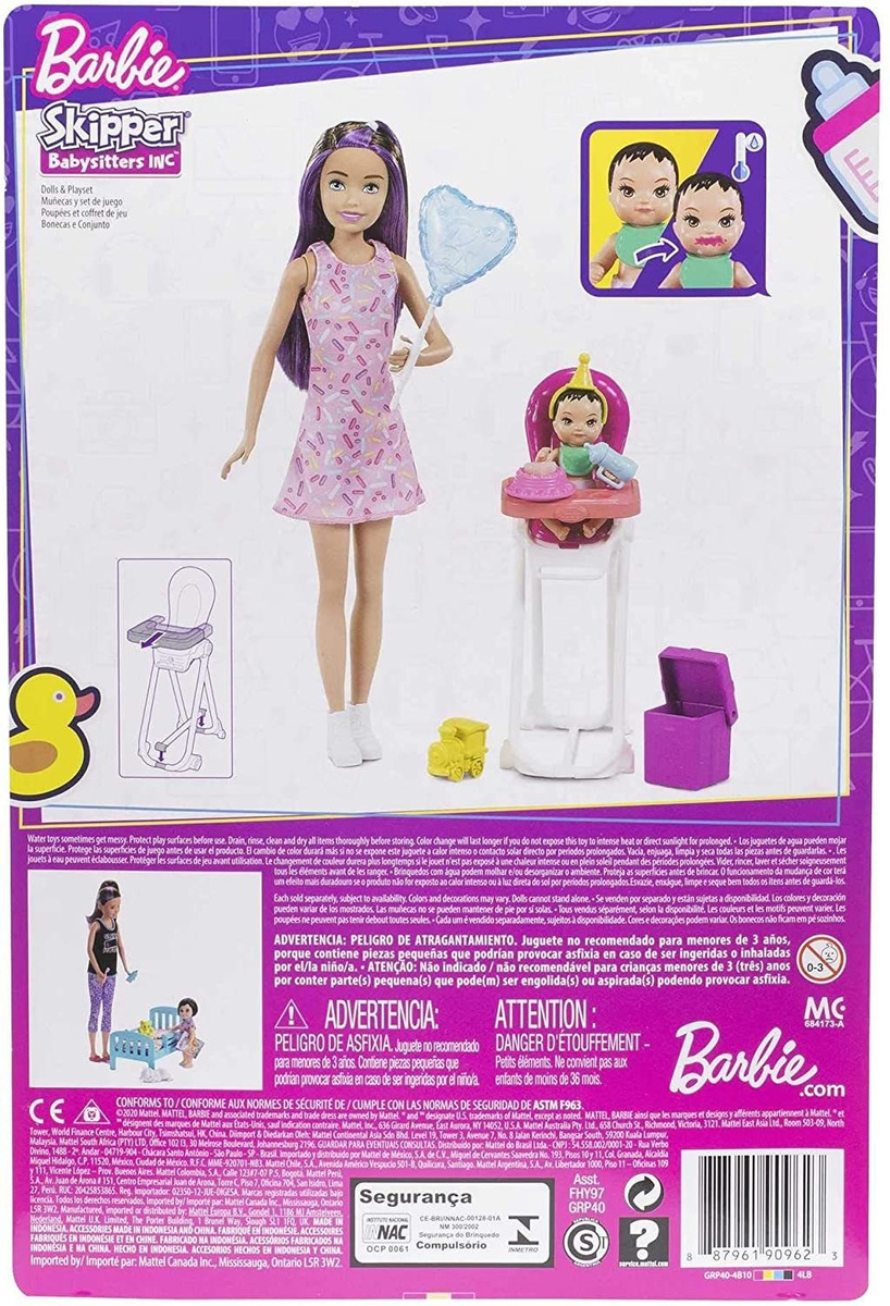 Barbie Skipper Babás Inc Bonecas E Playset Com Boneca - Imagem 7