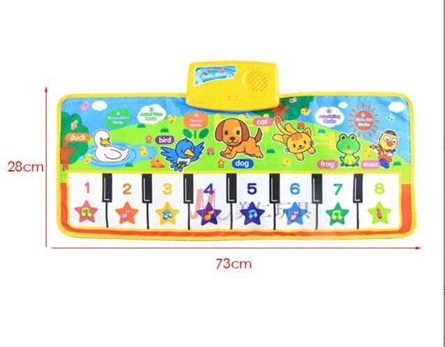 Tapete Atividade Musical Teclado Interativo Piano Com Os Pé - Imagem 3