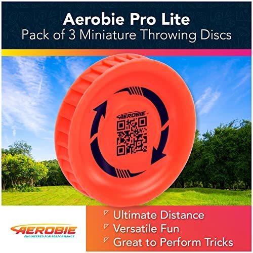 Aerobie Pro Lite 3 Unidades De Discos De Arremesso Em Miniat - Imagem 2