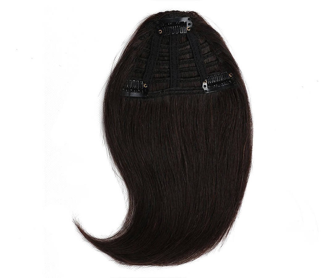 Peruca Cabelo Humano Virgem 20cm Franja - Imagem 18