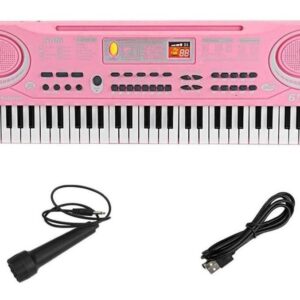 Teclado Eletrônico Usb De 61 Teclas, Piano Di Instrument