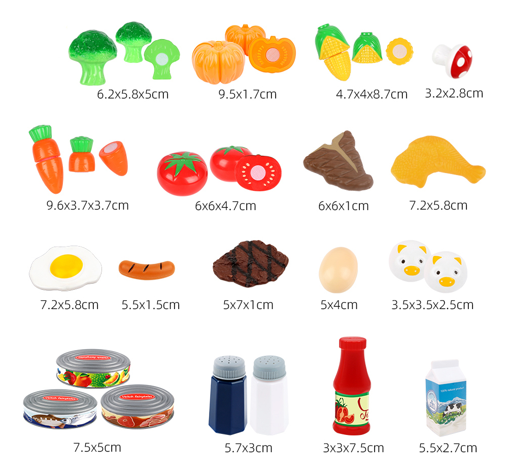 Conjunto De Culinária Infantil 38 Peças, Brinquedos De Cozin - Imagem 6