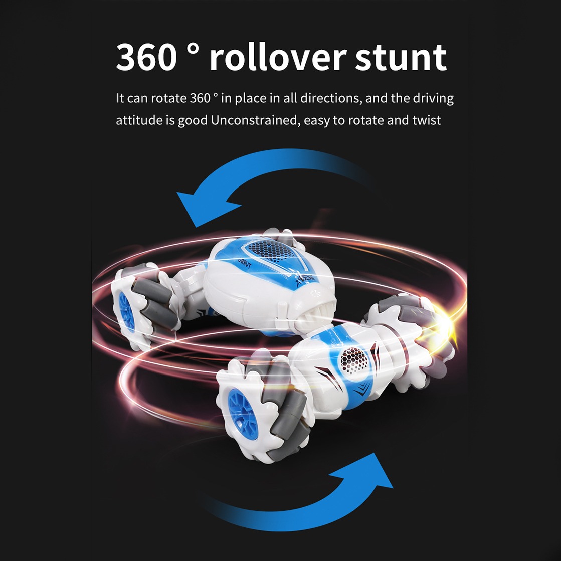 Carrinho S-012 Rc Stunt Car Controle Remoto E Sensor De Gest - Imagem 14