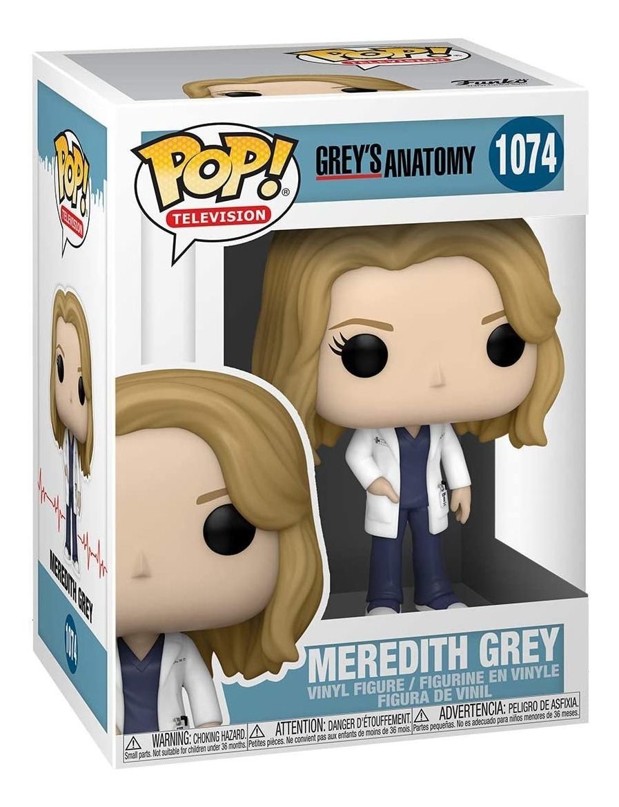 Funko Pop Tv A Anatomia De Grey Meredith Cinza 375 - Imagem 3