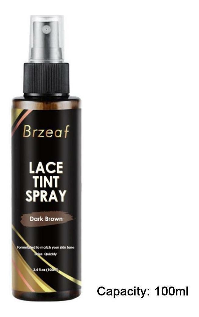 Lace Tint Spray Para Renda Frontal/fechamento Perucas Marron - Imagem 8