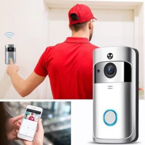Câmera De Campainha De Vídeo Wifi, Câmera De Vídeo 720p.