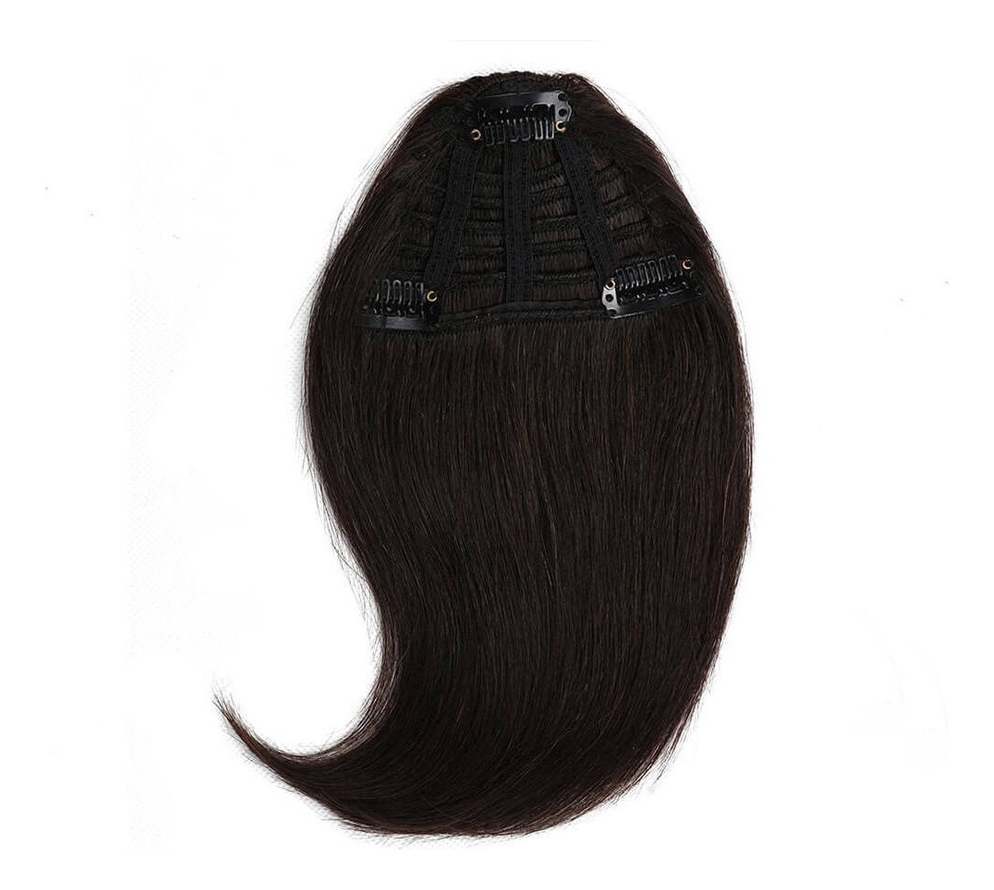 Peruca Cabelo Humano Virgem 20cm Franja - Imagem 18