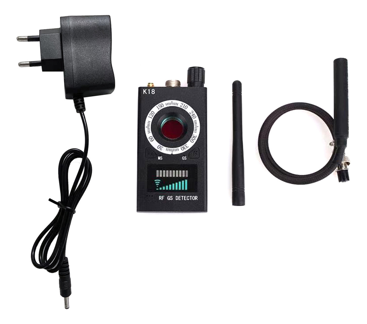 Detector Gps Detector De Sinal Rf Oculto Black Eu Plug - Imagem 8