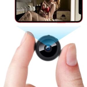 Mini Câmera Escondida Wifi Espiâ Discreta Bateria Espião